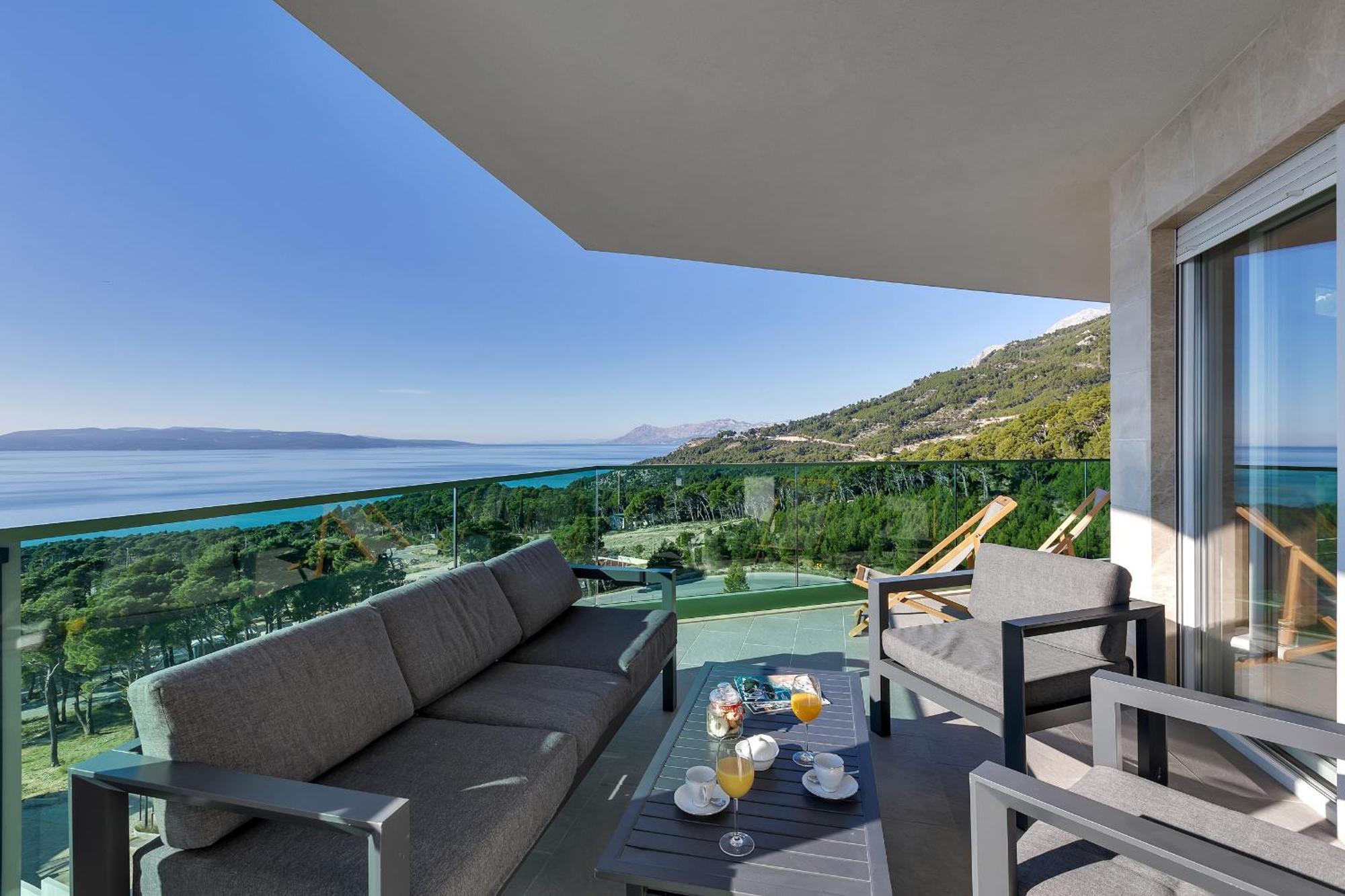 Exclusive Penthouse Big Blue With Private Jacuzzi Apartment Makarska Luaran gambar