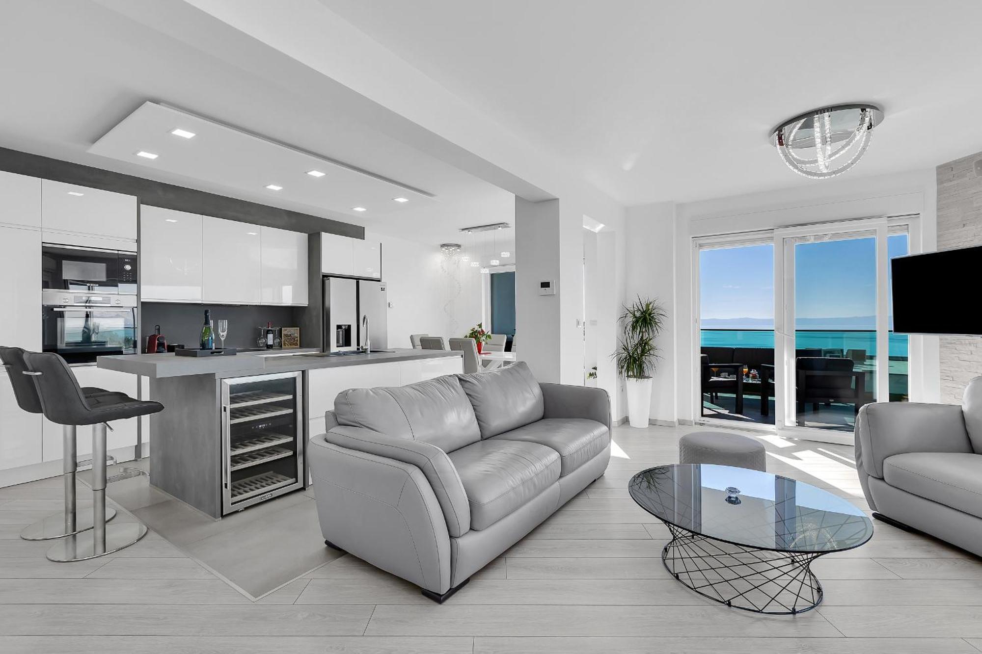 Exclusive Penthouse Big Blue With Private Jacuzzi Apartment Makarska Luaran gambar