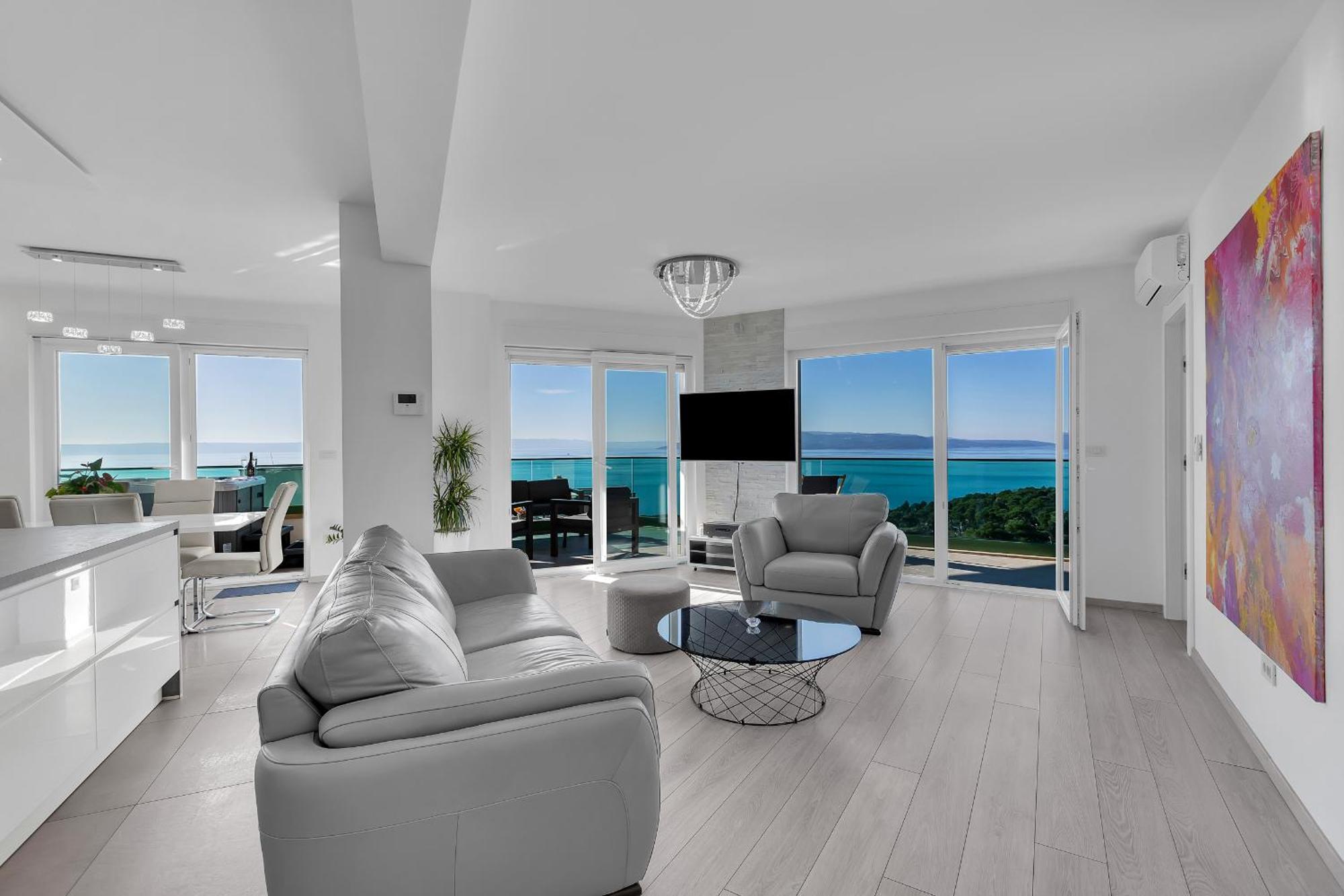 Exclusive Penthouse Big Blue With Private Jacuzzi Apartment Makarska Luaran gambar