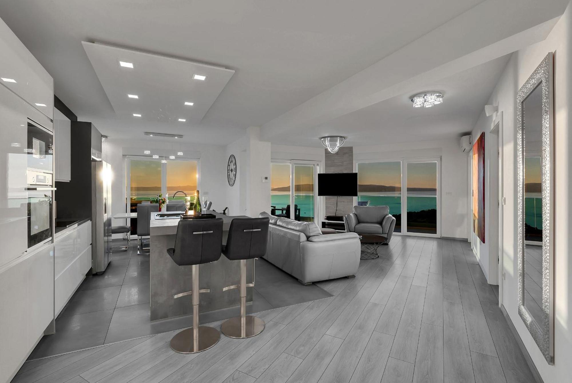 Exclusive Penthouse Big Blue With Private Jacuzzi Apartment Makarska Luaran gambar