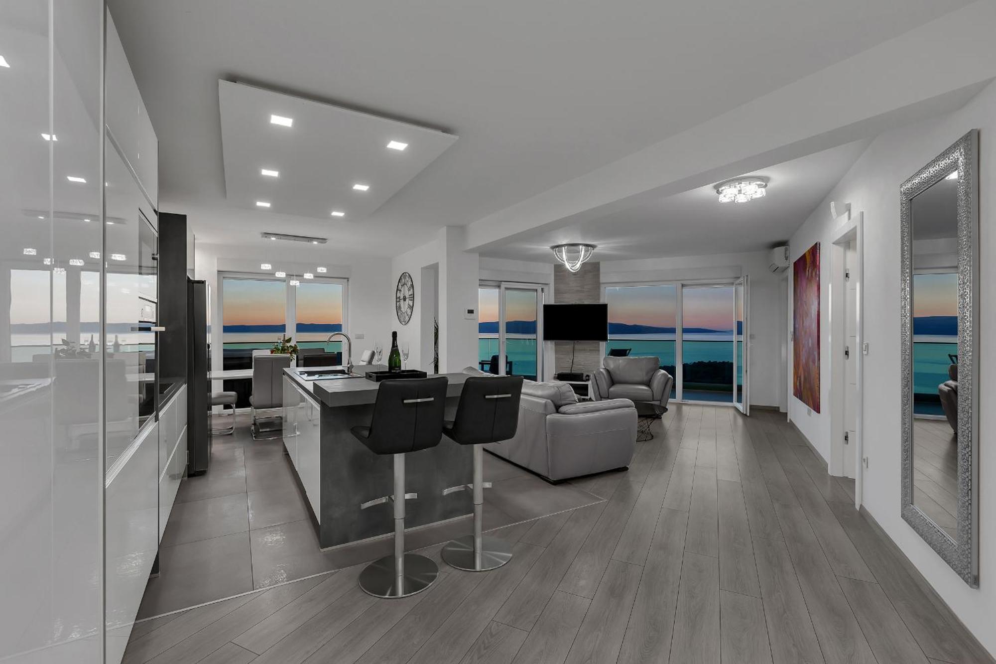 Exclusive Penthouse Big Blue With Private Jacuzzi Apartment Makarska Luaran gambar