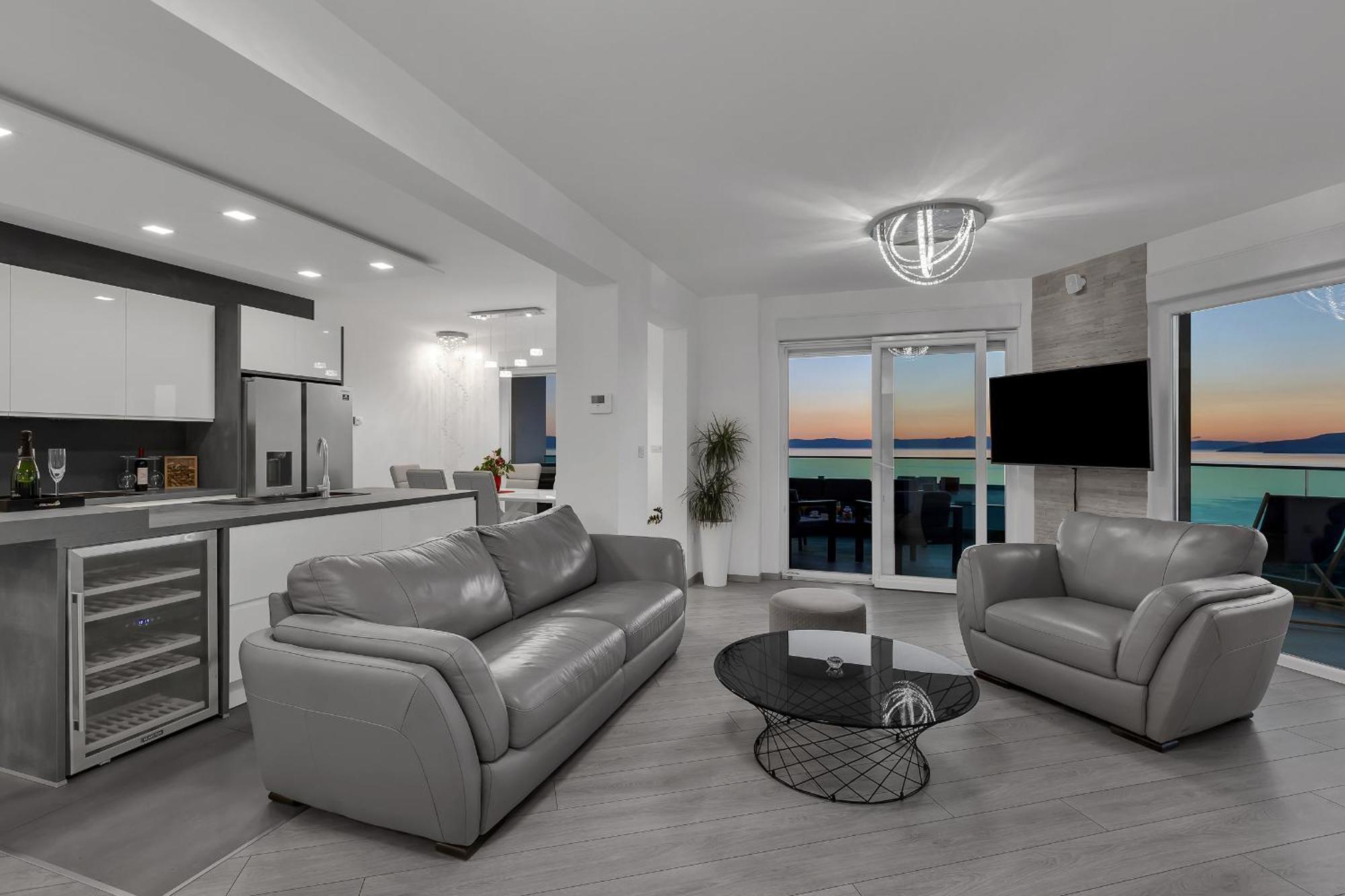Exclusive Penthouse Big Blue With Private Jacuzzi Apartment Makarska Luaran gambar