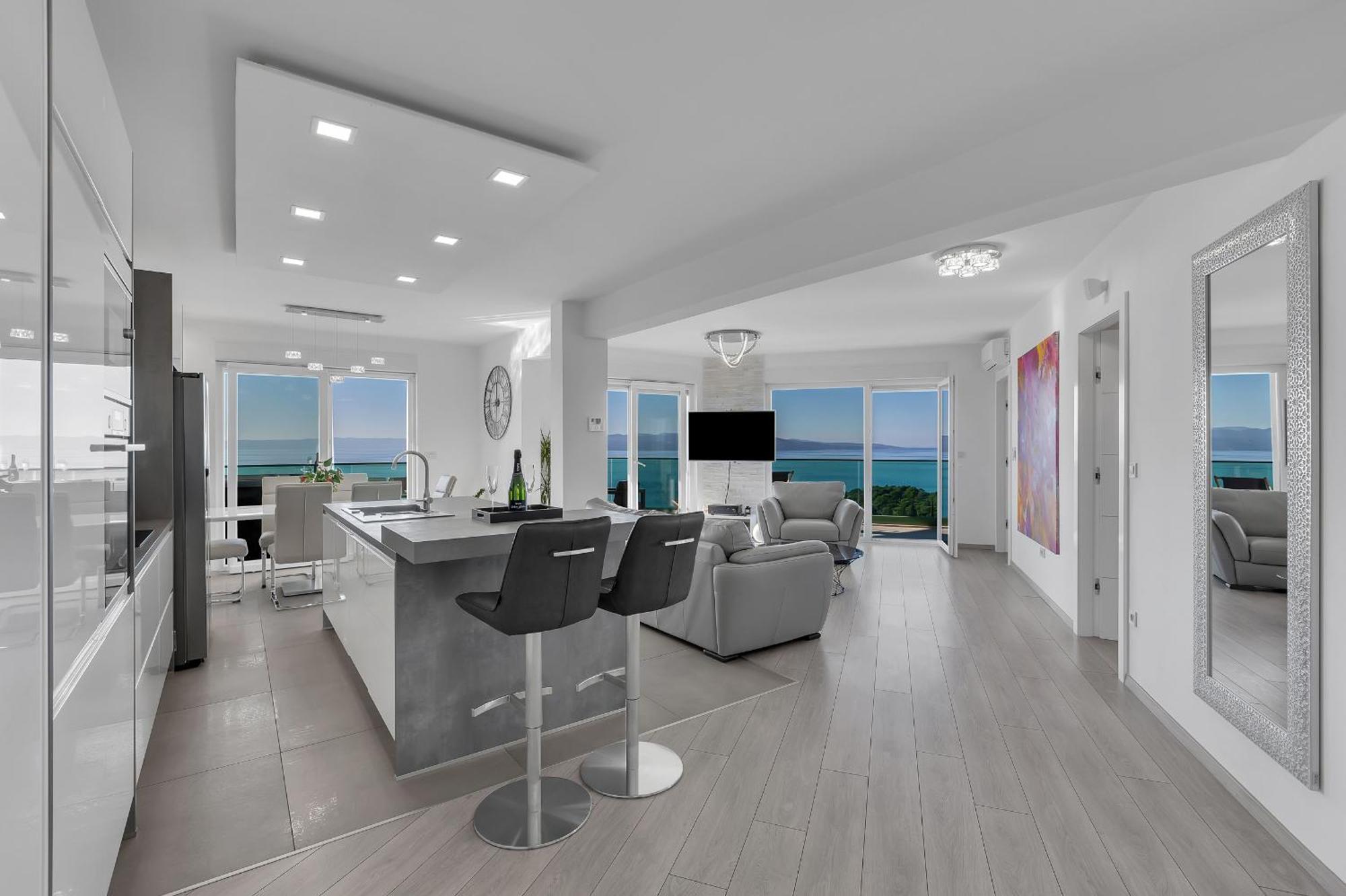 Exclusive Penthouse Big Blue With Private Jacuzzi Apartment Makarska Luaran gambar